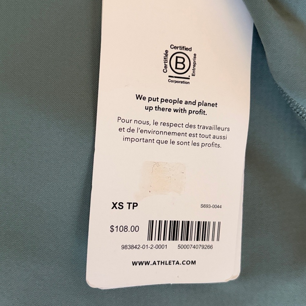 NWT Athleta Whistler Half Zip - Picture 5 of 6